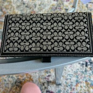 Coach Checkbook Cover